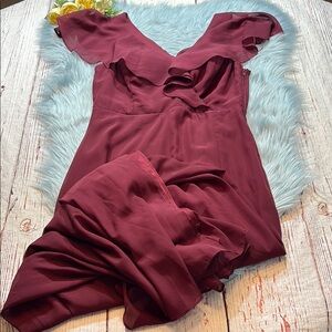 Birdy Grey Burgundy Wedding Dress